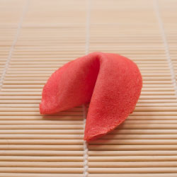 Strawberry Flavoured Fortune Cookies.
